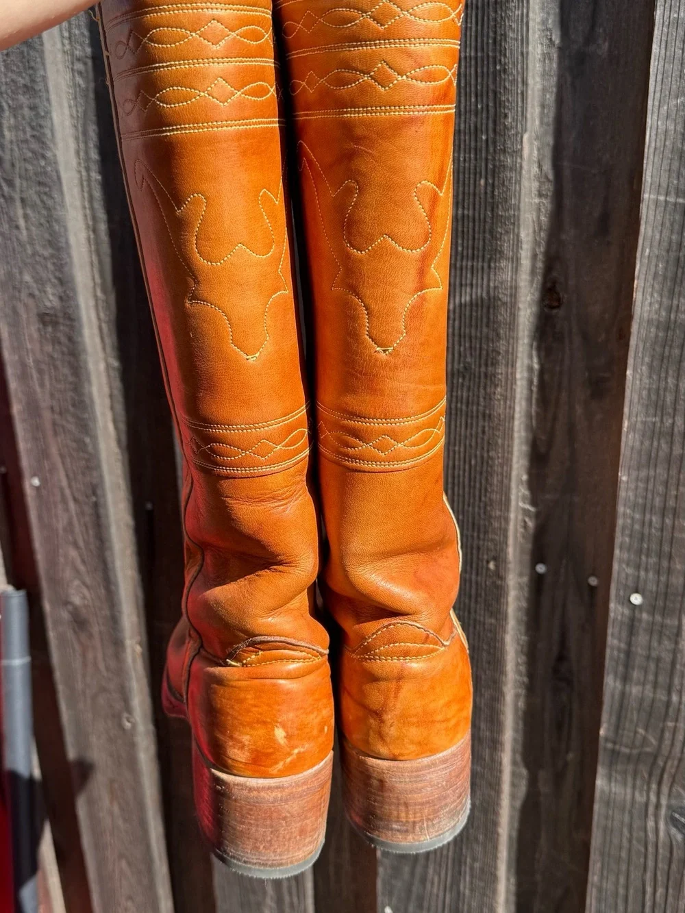 Vintage Frye Campus Boots Made in USA- Black Label